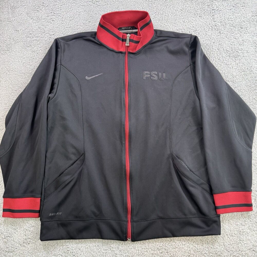Nike Florida State Jacket Men’s L Black Seminoles‎ Full Zip Casual